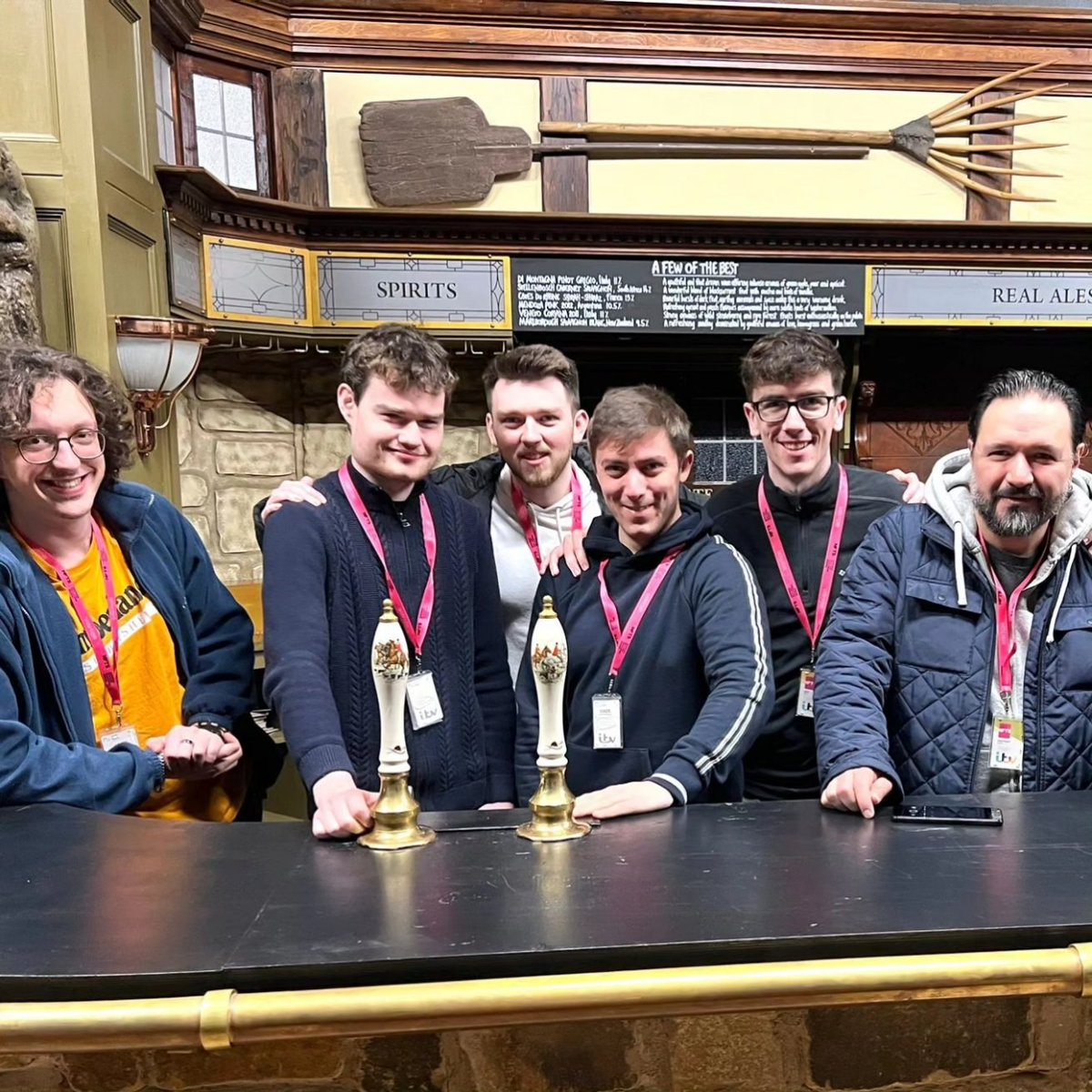 Last week our Traineeship in TV & Film Production students travelled to Leeds to the National Film and Television School @nftsfilmtv for a cinematography 🎥workshop at @itvstudios, including a visit to the set of British soap #Emmerdale. Pint in the Woolpack anyone? 🍺.