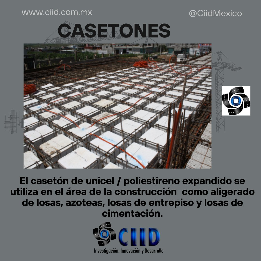 Casetones Los casetones son elementos utilizados en la construcción de losas de concreto para crear sistemas de entrepisos y techos aligerados.