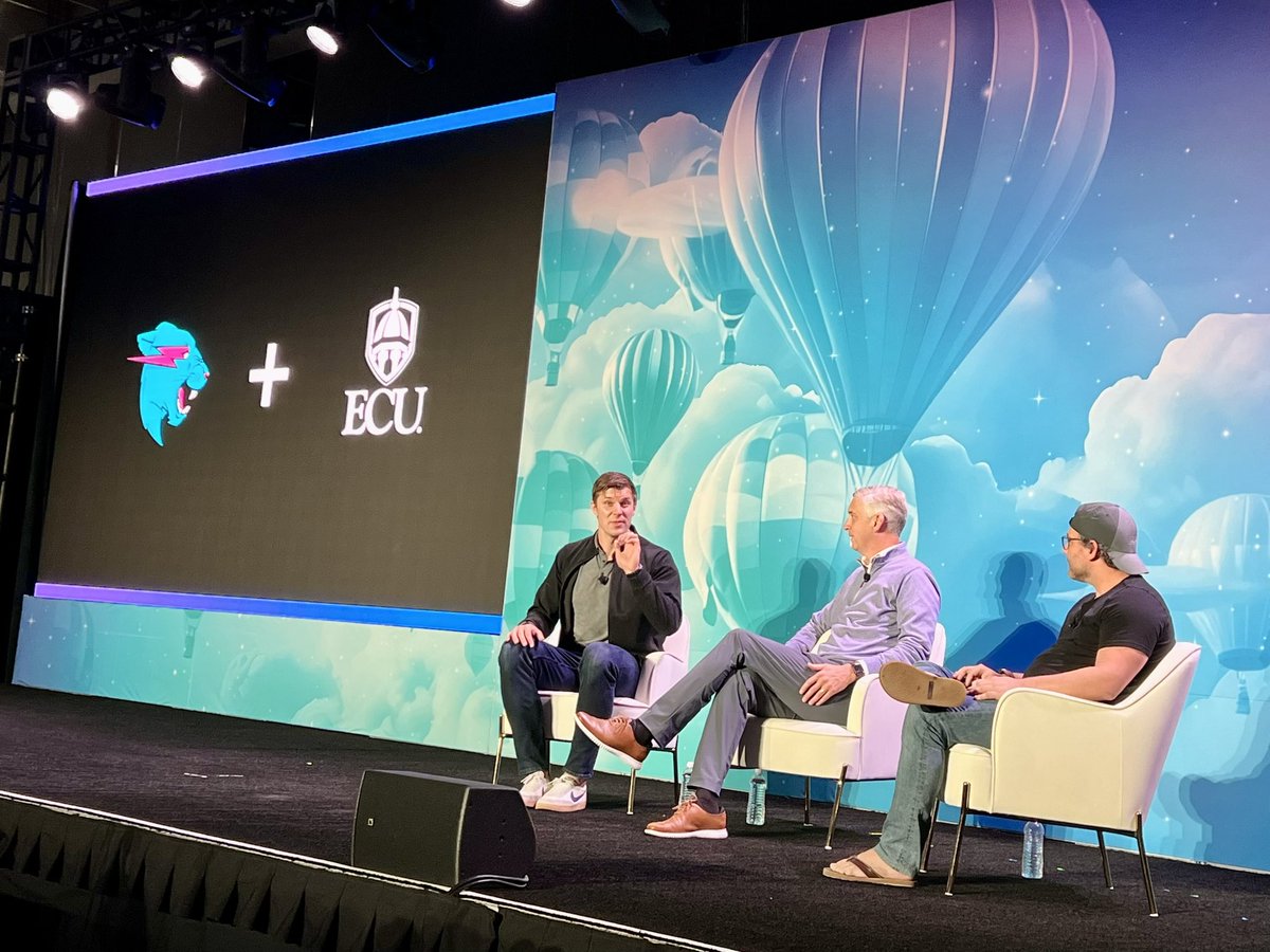 I am proud to showcase @EastCarolina’s strategic partnership with @MrBeast to create an innovative education program that delivers ready to go workforce for @YouTube communities. 🏴‍☠️ Thank you to @TeamLearnToWin’s Sasha Seymore for leading the conversation at the @asugsvsummit.