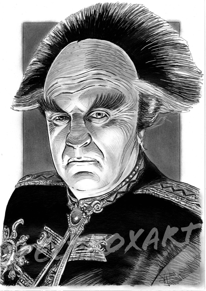 “Ah, arrogance and stupidity all in the same package.” Peter Jurasik as Ambassador Londo Mollari (Babylon 5).

#Babylon5 #londomollari #PeterJurasik  #penandink #artcommission 

A4 Ball-point Pen & Pencil.

ebay.co.uk/usr/spectroxart
spectroxart.etsy.com