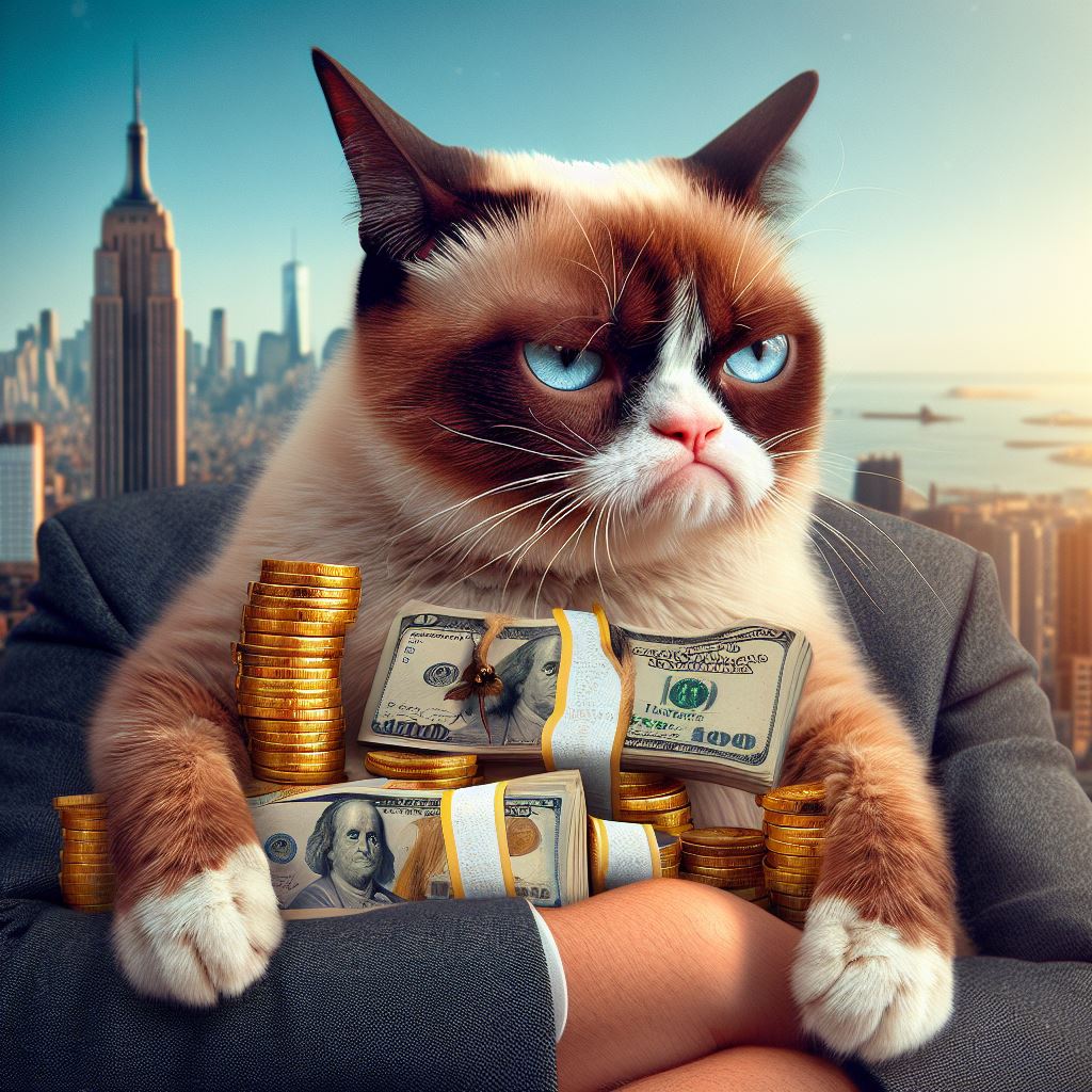 CryptoClassic99's tweet image. I got my $GRUMPY Cat on Base still @GrumpyCatonBase
