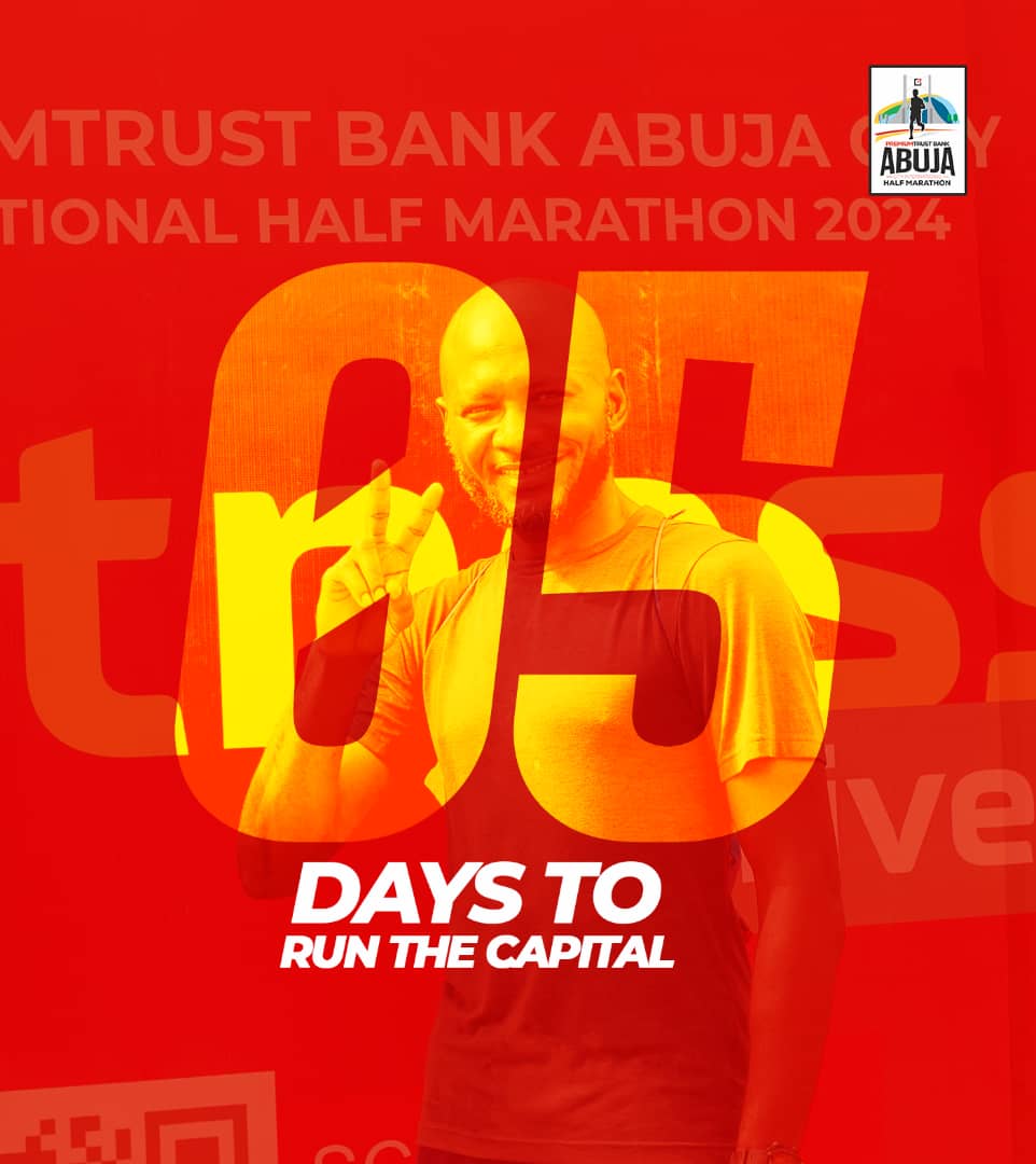 It's 5 days to the PremiumTrust Bank Abuja Intl. Half Marathon put together by @nilayosports

The EXPO started today & will run through 19th April, 2024.

EXPO Venue : Jabi Lake Park, Abuja.

On The Menu : Marathon Kit Pickup, Exhibition, Health Talk & More

#RunTheCapital