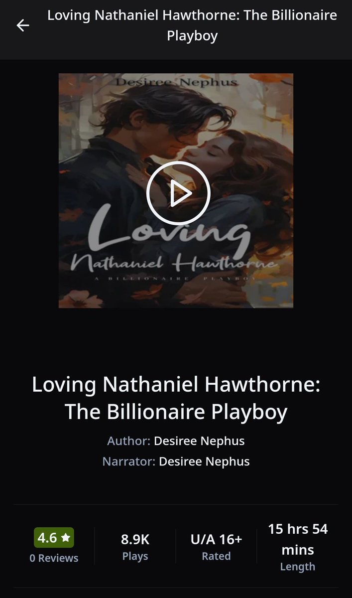 Hey there! 🎧 Dive into my latest audio show Loving Nathaniel Hawthorne: The Billionaire Playboy: pocketfm.com/show/4d887dec2… #booktwt #Romance #secondchance #medicalromance #BooksWorthReading #suspence