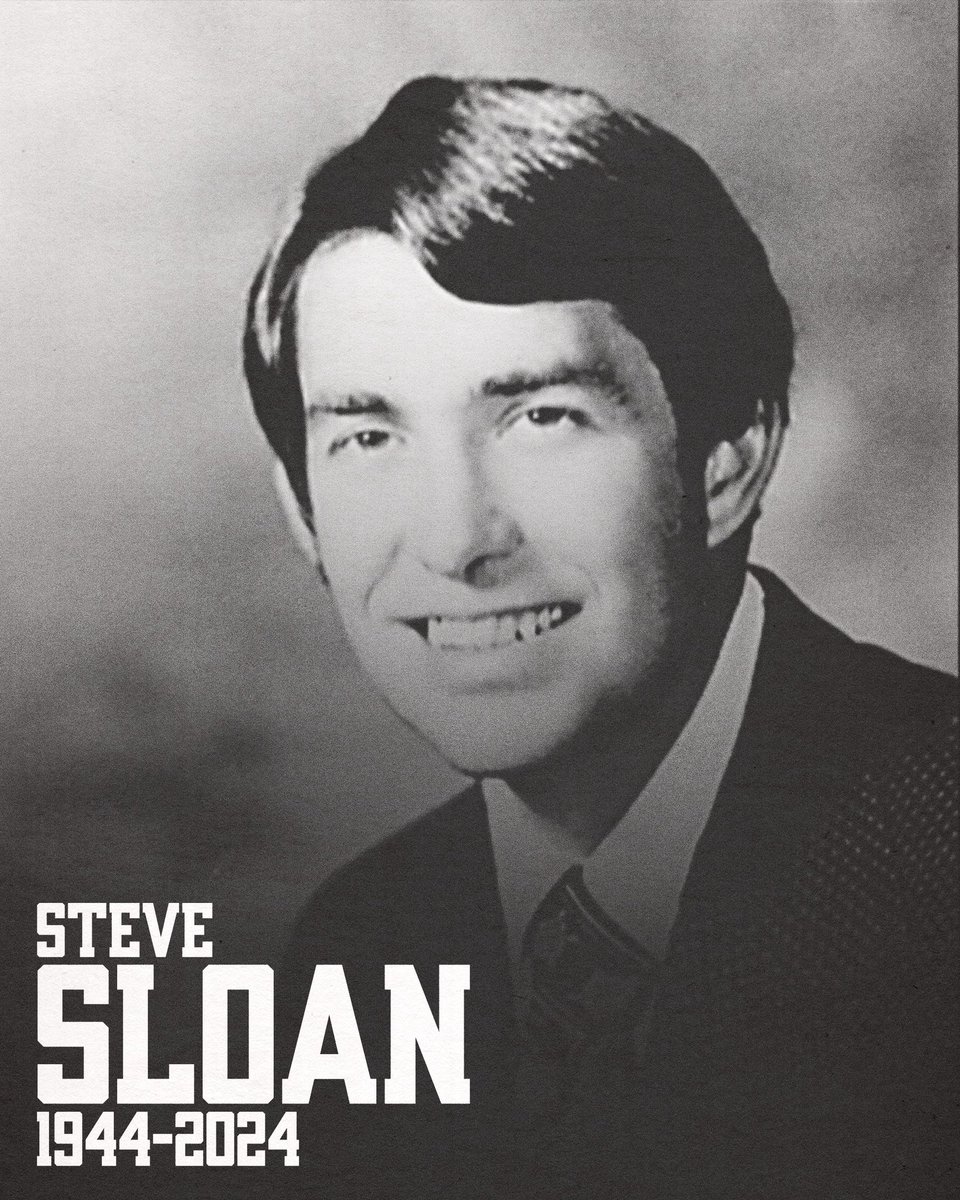 We are saddened to learn of the passing of former head coach Steve Sloan, who passed away Sunday at the age of 79.
