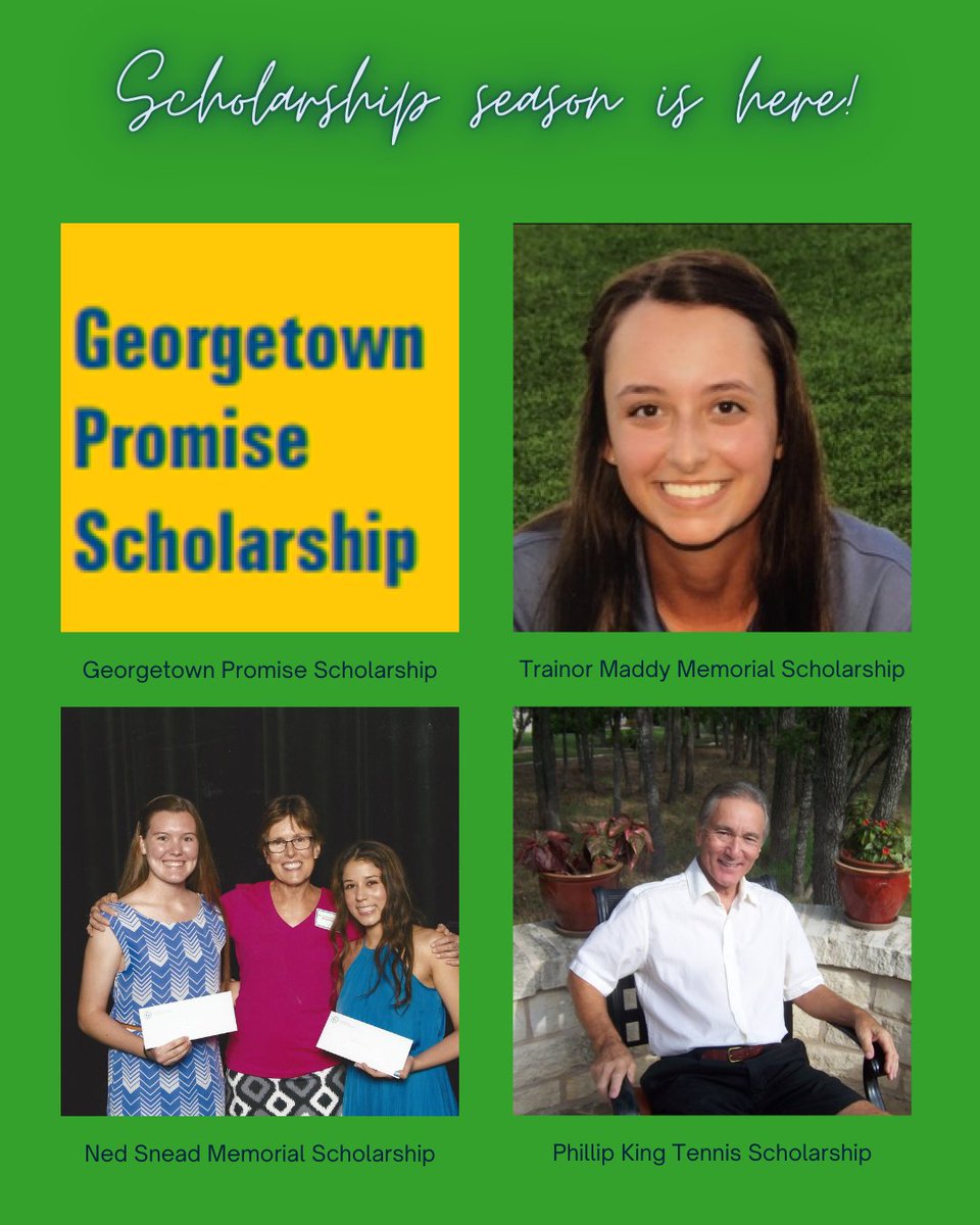 GeorgetownACF's tweet photo. Do you know any Georgetown area high school seniors? Encourage them to visit our website and apply for one of scholarships we are pleased to service!
https://t.co/NeOxPocusm https://t.co/jdN8Kz02KO