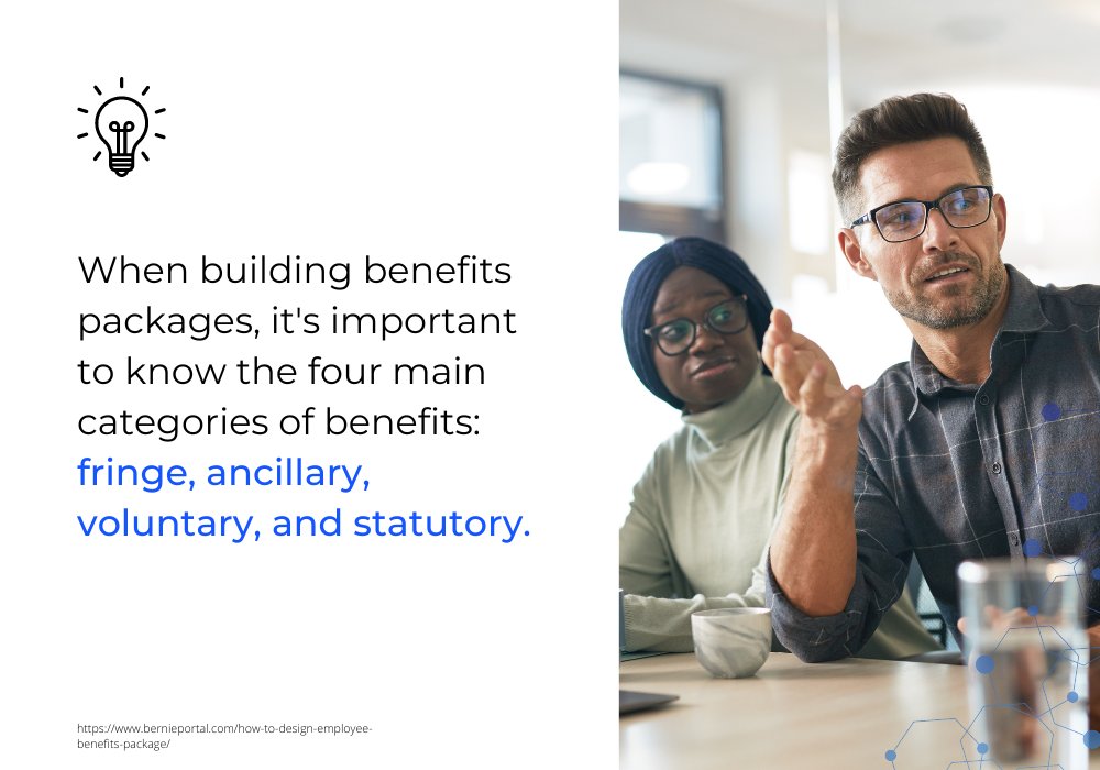 Do you know the four types of employee benefits? #plandesign