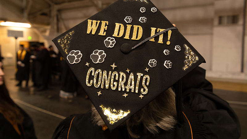 Small steps will soon culminate in a giant leap for @LifeAtPurdue’s Class of 2024 as the university prepares for eight spring commencement ceremonies at Elliot Hall of Music on May 10-12. Learn more and view the schedule: purdue.university/3UedpqF