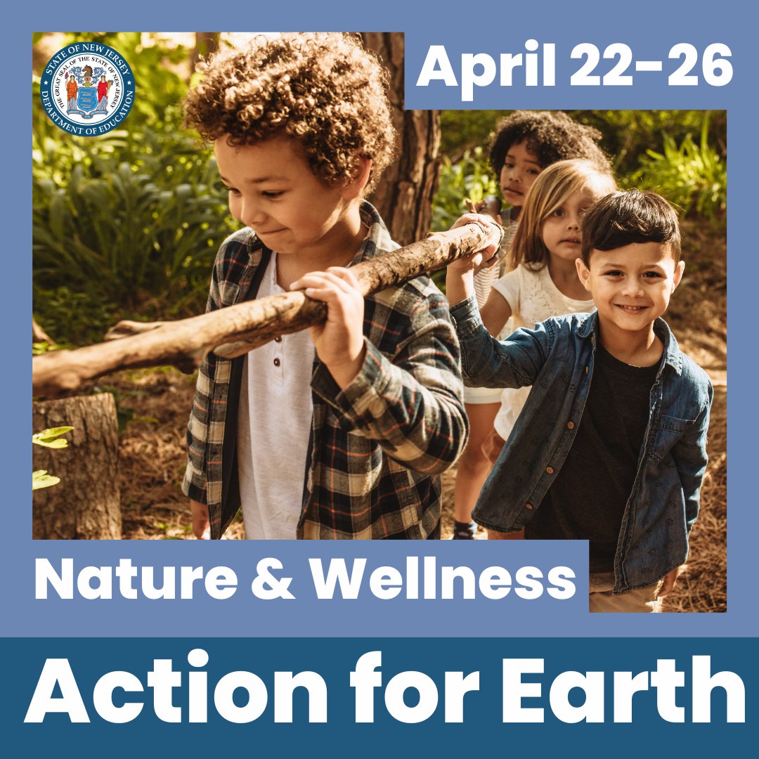 How will you celebrate nature and get outside to improve your health as an Action for Earth next week? Please share with us using #ClimateChangeEducation #ClimateEd #ActionforEarthNJ. Learn more: tinyurl.com/4ppfscz7