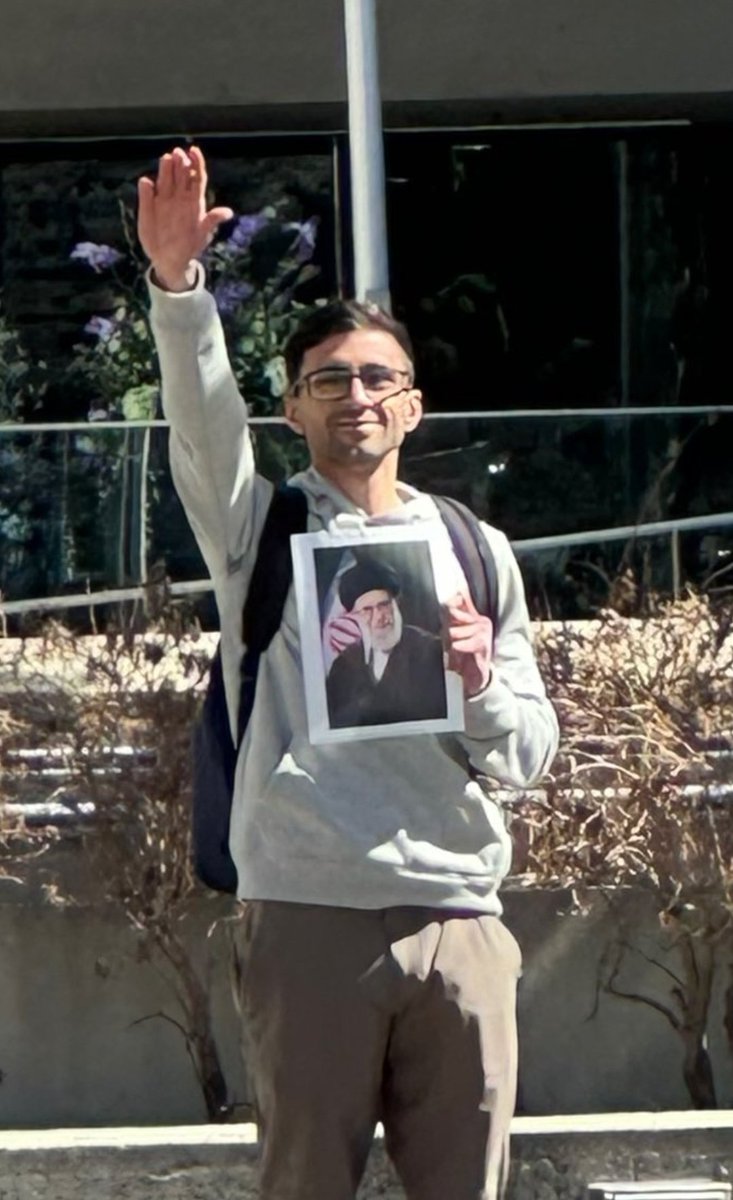 KirkLubimov's tweet photo. This is the kind of trash we are immigrating into Canada.

If you think someone that is gleefully Nazi salutes and worship a terrorist is good for the country I have some history books for you.

As seen in Calgary, Alberta. Let's find him and make him famous. https://t.co/Dbp993tDOz