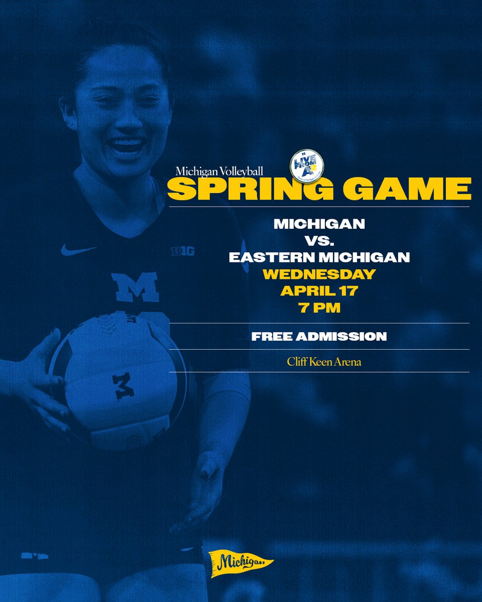 Spring Finale at home on Wednesday! #GoBlue