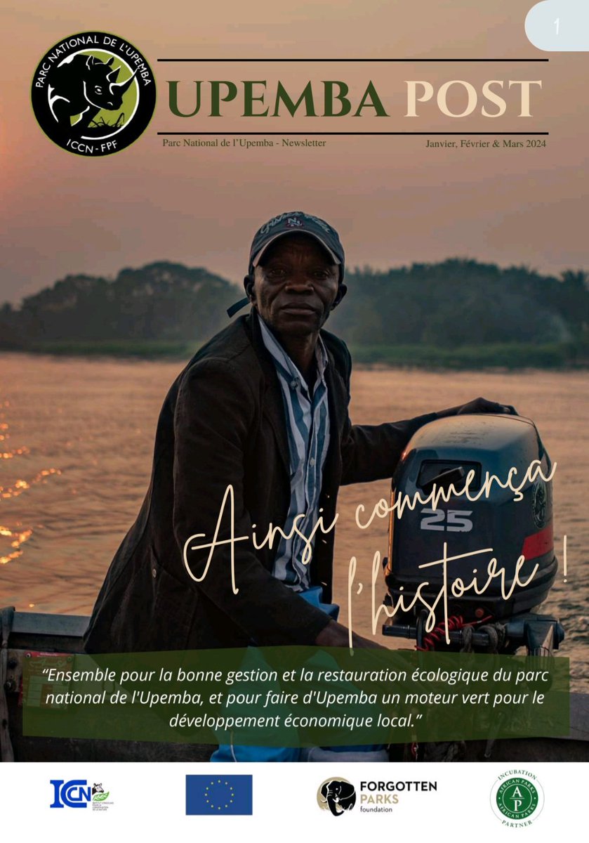 Adrien Ambanengo (@ambadrien) on Twitter photo #RDC c'est déjà un tournant majeur dans la conservation de ce Parc oublié. Je suis plus qu'heureux de lire ce numéro, la première édition 2024 de Upemba <a href="/UpembaCD/">Upemba National Park</a> Post
drive.google.com/drive/mobile/f…
#Lubumbashi #Environnement #RDC c'est déjà un tournant majeur dans la conservation de ce Parc oublié. Je suis plus qu'heureux de lire ce numéro, la première édition 2024 de Upemba <a href="/UpembaCD/">Upemba National Park</a> Post
drive.google.com/drive/mobile/f…
#Lubumbashi #Environnement