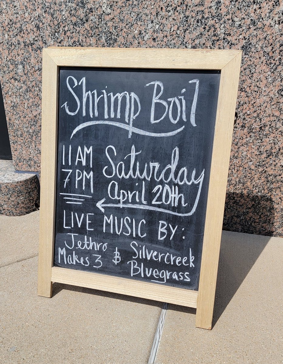 IT'S A SIGN! Join us Saturday, 11am - 7pm, for a #ShrimpBoil at #SchlaflyHighlandSquare. Never been to Highland, IL? Come check it out! 🍺🍤🍻 More information at: schlafly.com/events/shrimp-…