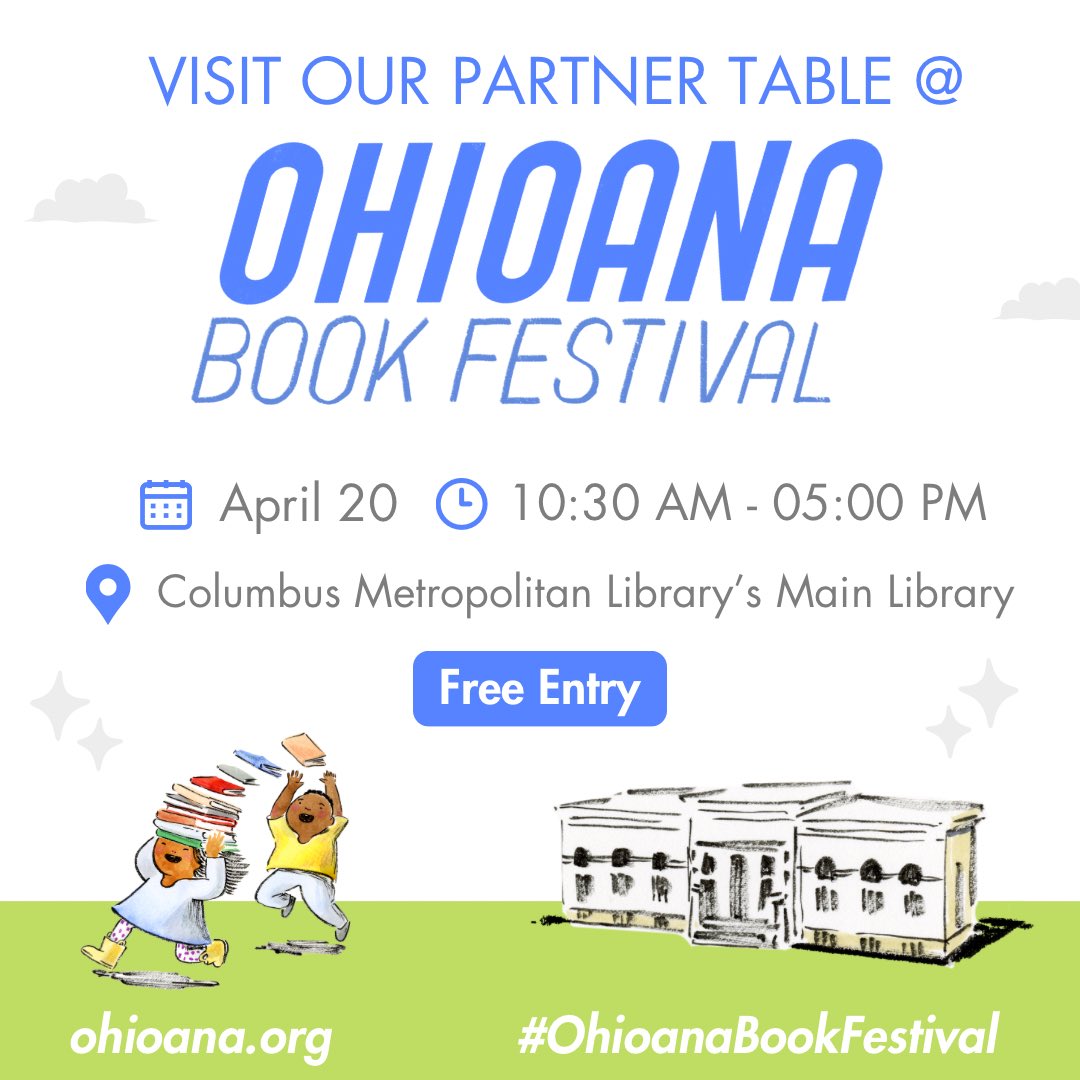 120+ Ohio authors and illustrators for book signings, panel discussions, children’s activities, podcast sessions, and much more! ● free and open to the public; no tickets required ● popular local food trucks ● free on-site parking available ohioana.org/programs/ohioa…