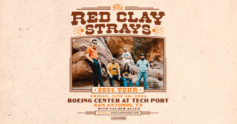 🚨JUST ANNOUNCED🚨 The @RedClayStrays are coming back to San Antonio, TX on June 28th! Tickets go on sale Friday at 10AM. Sign up below to receive the code for Wednesday’s presale that starts at 10AM! 🔗➡️bit.ly/4ay7P8h