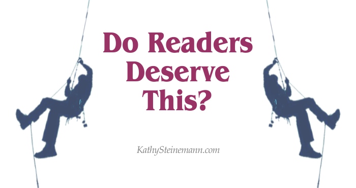 󠀠 🦥 This tactic could alienate readers. 🦥 kathysteinemann.com/Musings/no-no/ #Writers #Authors #WritingTips #WritingCommunity #WritingLife