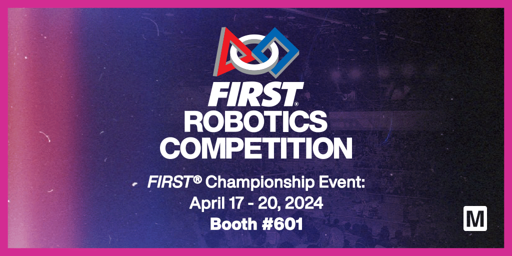 It's FIRST Championship week 🎉 We're proud to serve as the registration sponsor at the #FIRSTChamp event, taking place April 17-20 in Houston, Texas. We're looking forward to an exciting week!! Learn more about FIRST: mouser.com/first/ #OMGRobots @FIRSTweets @FRCteams