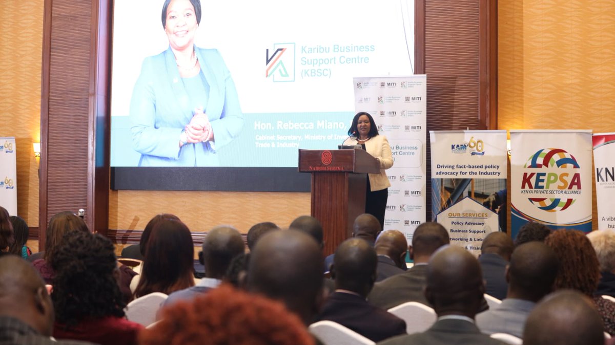 KBSC's success will be measured by its impact on easing business processes and fostering economic growth. @rebecca_miano @MITIKenya 
One Stop KBSC
#KaribuCentreLaunch