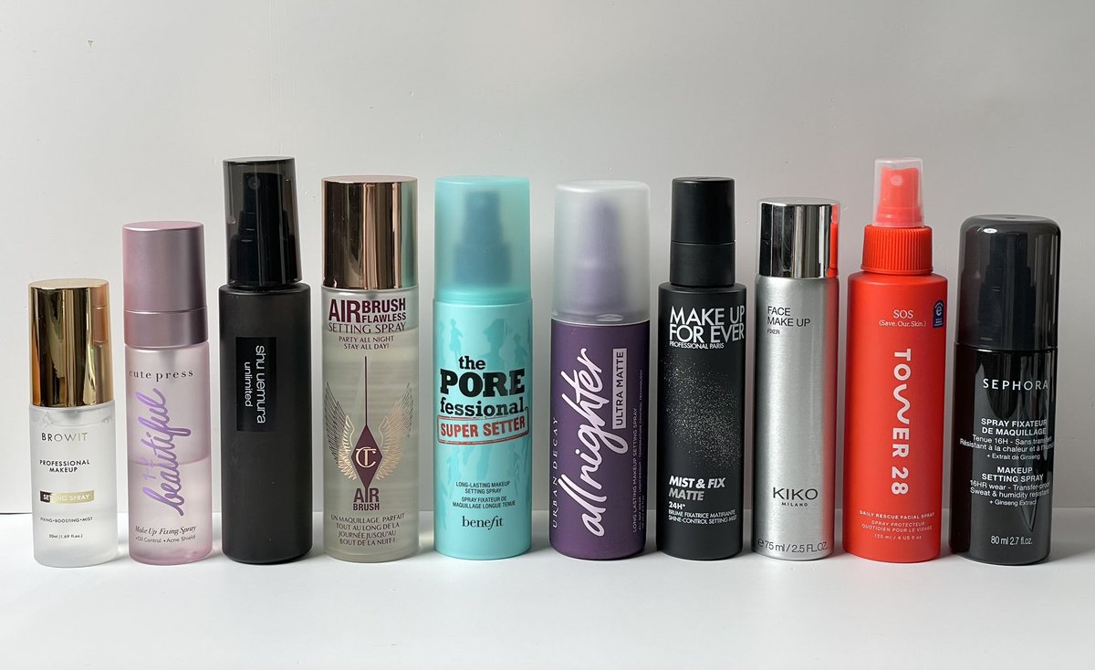 เธรดนี้รวม setting spray 10 ตัว ที่ใช้แล้วชอบมากกกกกกก งานล็อคเมคอัพให้เกาะผิวนานขึ้น ไม่ไหล ไม่เยิ้ม ทนเช้ายันเย็น มีทั้งถูก ทั้งแพง ซื้อตามแล้วไม่ผิดหวัง