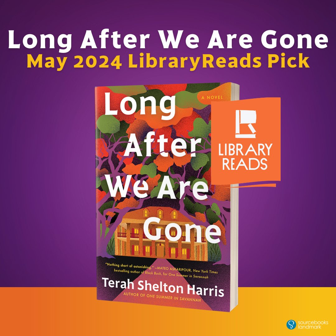 I am beyond thrilled to announce that LONG AFTER WE ARE GONE is a May LibraryReads pick! A heartfelt thank you to all of the librarians who voted for LONG AFTER WE ARE GONE and to @LibraryReads99 for the work they do to connect readers to amazing books! Thank you so much!