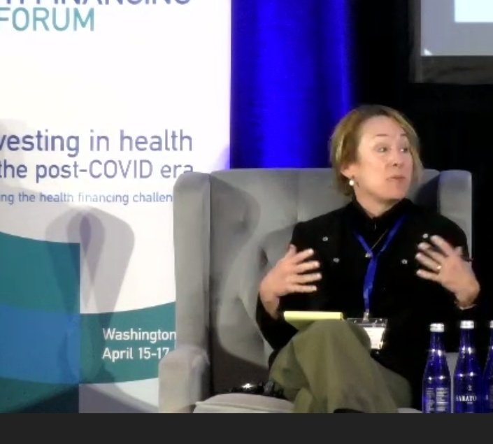 MallamPelliks's tweet photo. Dr @cashin_cheryl makes a case for strengthening domestic #healthfinancing systems (budgets, #PFM etc) by making them more strategic tro one #servicepackage, reduce fragmentations,align #ProviderPayments &amp; match payments with services
#AHFF @WBG_Health @USAID @theGFF @WorldBank https://t.co/3NuWBZhmQE