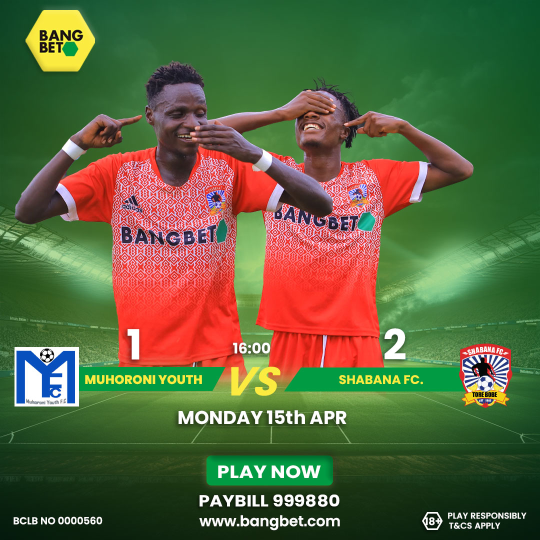 Muhoroni vs Shabana Fc⚽️
End of Match results.
Tore Bobe
Sote ni Washindi!💪

#bangbet #shabana #SoteNiWashindi #ToreBobe