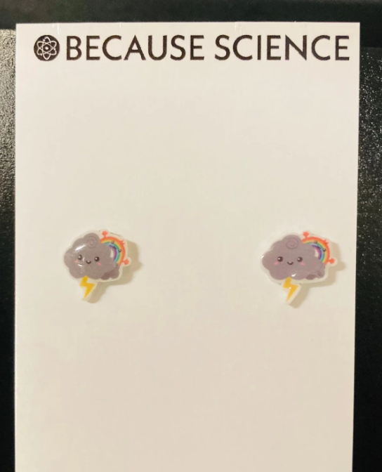 We made some brand #new #earrings! Check out the whole collection on our website. #becausescience #shoplocal