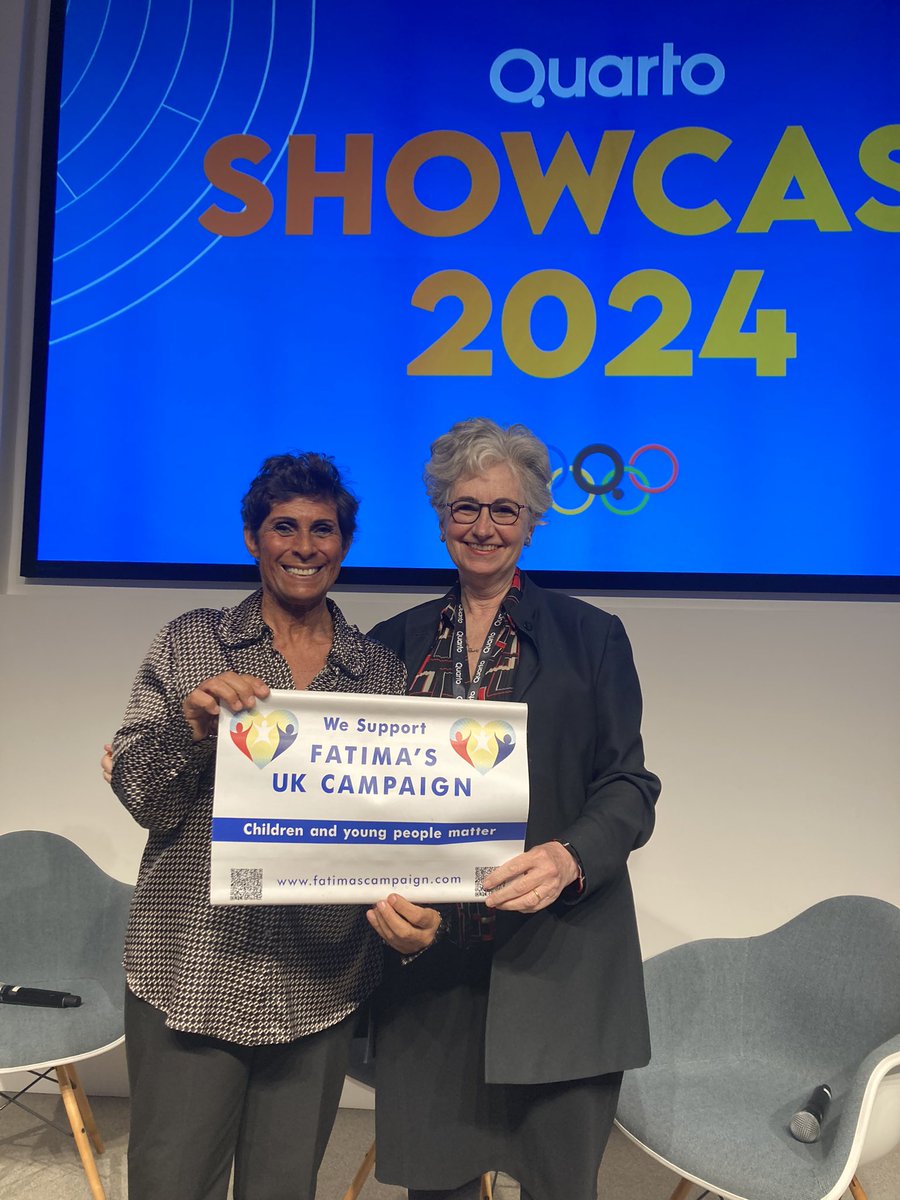 Fatima’s UK Campaign speaking at the “Quarto Showcase 2024” Such a great day with my publishers Quarto, celebrating the upcoming release of my picture book “My Bright Shining Star”, as well as some other amazing new books from other authors (including Essex boy Kes Gray).