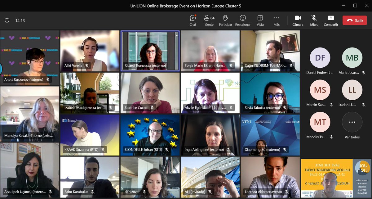 Thanks to those 90+ participants who made today today's #UnILiON brokerage event on CL5 a success! Insightful presentations by <a href="/EU_Commission/">European Commission</a> officials and TUBITAK, as well as inspiring project idea pitches from attendees #HorizonEurope #ResearchandInnovation