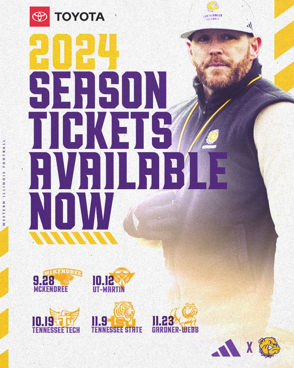 WIUFootball's tweet photo. 𝐒𝐄𝐀𝐒𝐎𝐍 𝐓𝐈𝐂𝐊𝐄𝐓𝐒 𝐀𝐕𝐀𝐈𝐋𝐀𝐁𝐋𝐄 𝐍𝐎𝐖 🗣

Brought to you by the Toyota Season Ticket Drive. Get tickets now at https://t.co/H0kyGbky0J

#GoNecks | #OneGoal | #ECI https://t.co/5oKFiKcW5O