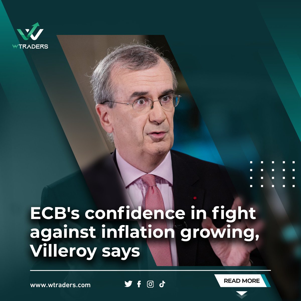 The European Central Bank (ECB) is increasingly confident that it is winning the fight against inflation, which makes an interest rate cut in June very likely, ECB policymaker Francois Villeroy de Galhau said.

#news #forex #ECB