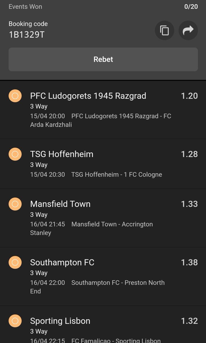 2nd SGR🔥🔥 680 Odds💥 Very clean and well edited, Link odibets.com/share/1B1329T