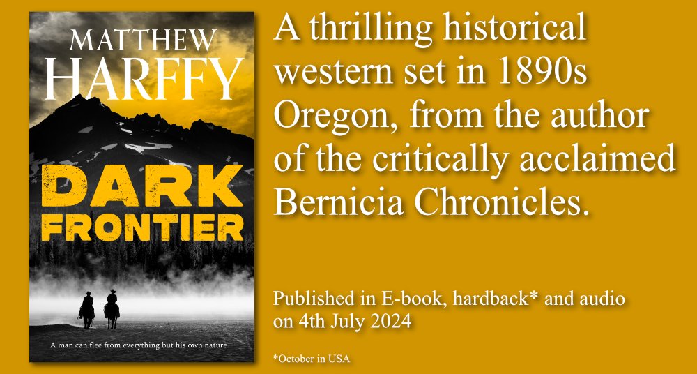 🚨🚨Calling #Booktubers, Book #Bloggers, BookTokers, Podcasters🚨🚨 I've a few advance proofs of #DarkFrontier if you would like one for a review. I'm also up for doing interviews and chatting about anything, but especially this new book, which is published on 4th July. DM me!