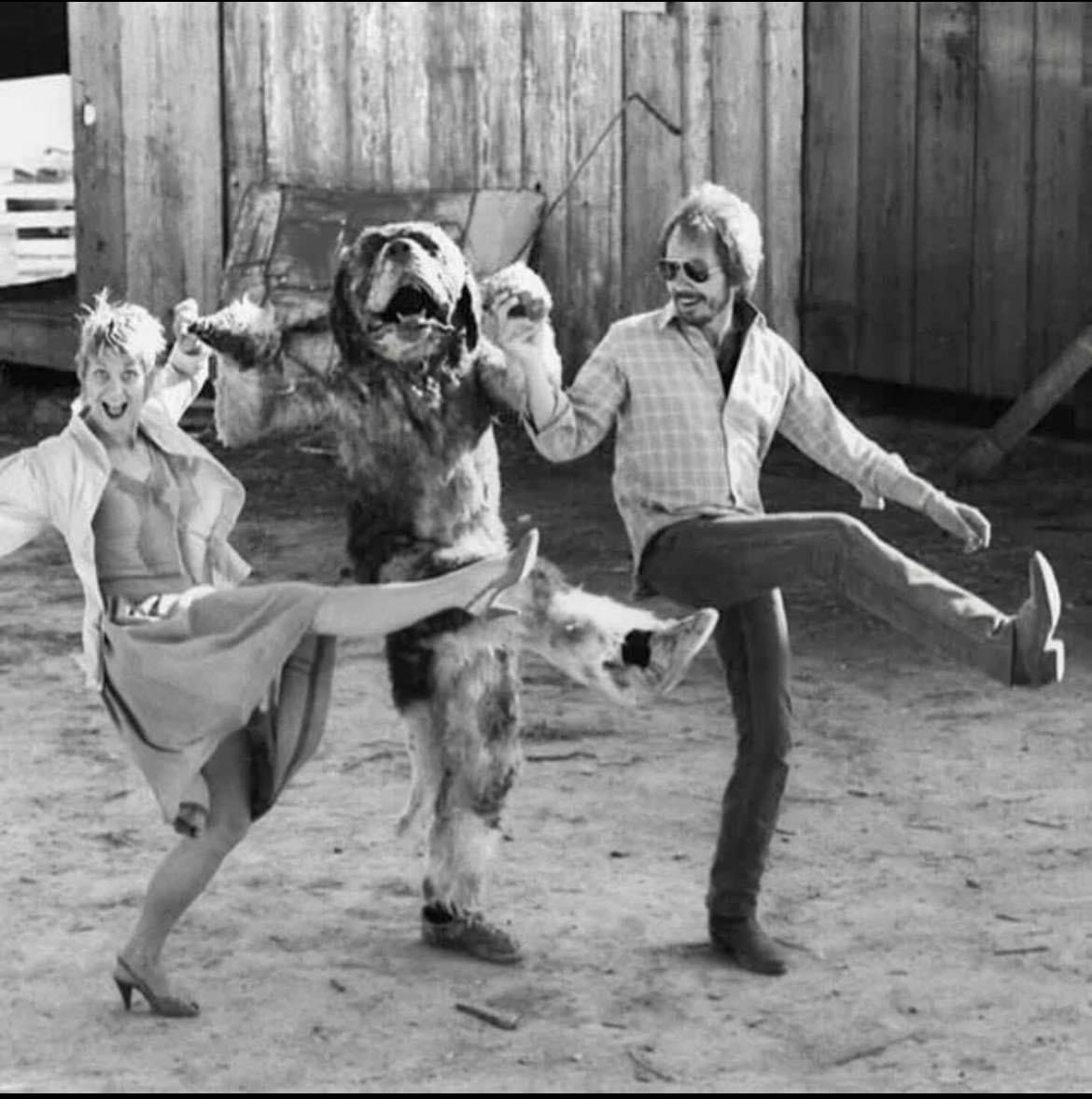 All fun and games on the set of #cujo #behindthescenes🎬 1983