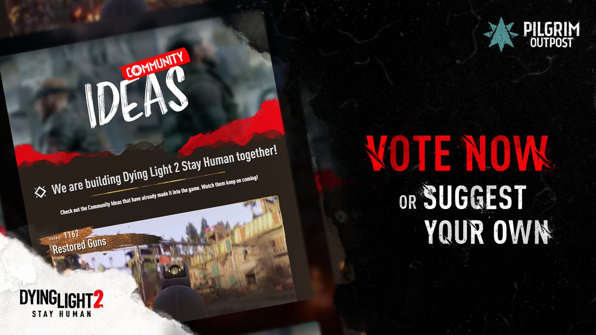 The Community Ideas are open again and we need your help! Voting is just as important as suggesting new ideas, so let us know which ones are your favourites! 🗳️ 👉 pilgrimoutpost.com/goodies/commun…