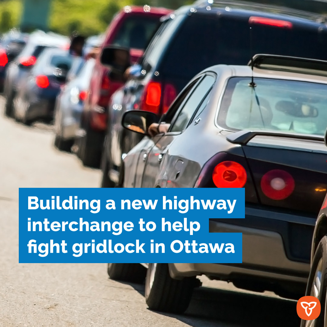 ICYMI: We’re building a new interchange at Highway 416 and Barnsdale Road in Ottawa. This is part of the Ontario government’s plan to save drivers time and keep people and goods moving in Barrhaven, Manotick and Richmond. Learn more: news.ontario.ca/en/release/100…