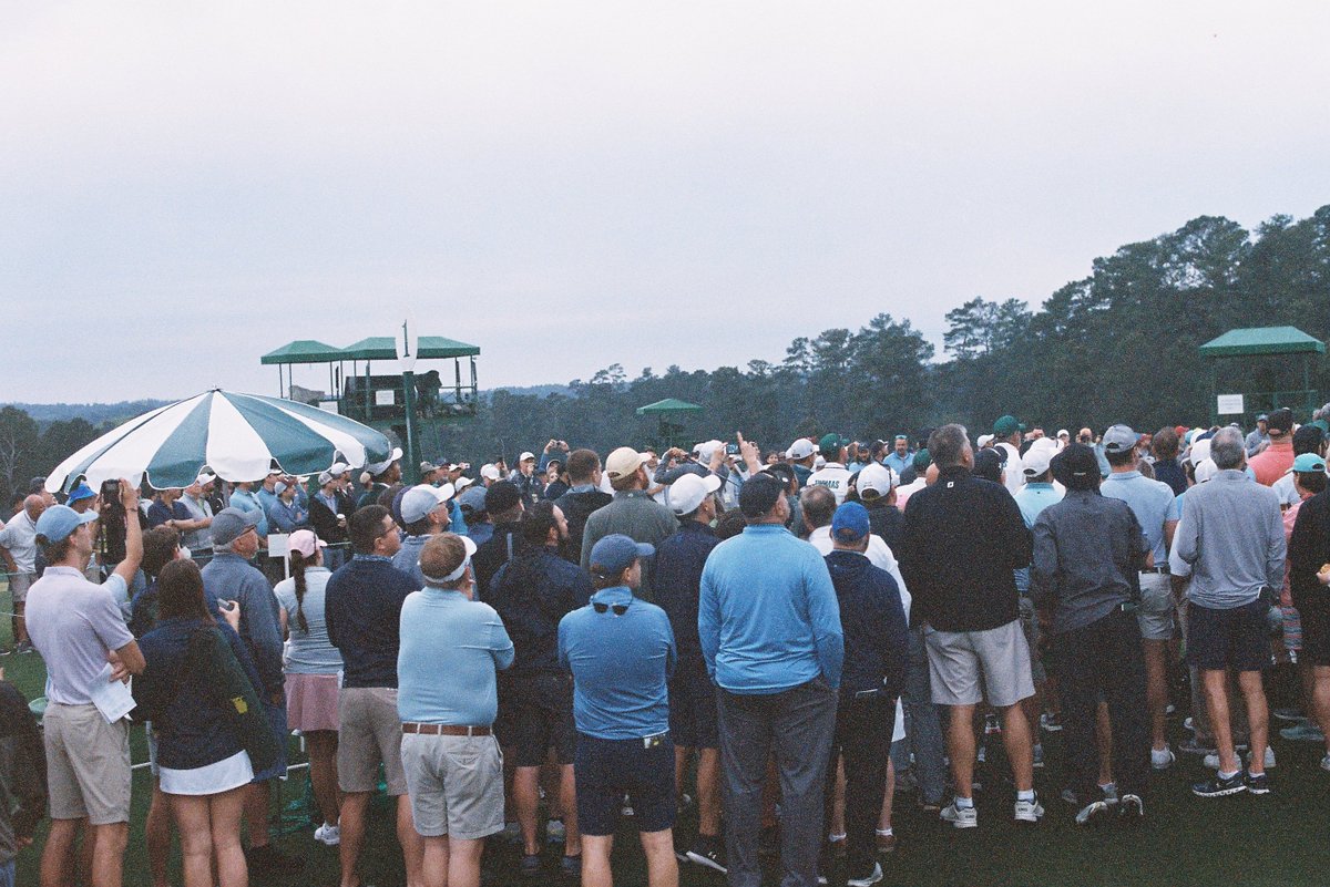 ro_northcott's tweet photo. They say you never forget your first #Masters well here are a few snaps taken on my family's @Olympus_Corp OM10.

I had an unforgettable Tuesday morning following Tiger, JT and Fred Couples around the first nine.

@AndyTFE @fried_egg_golf @willknightsTFE @BrendanPorath 

1/4 https://t.co/5N7Seeotka