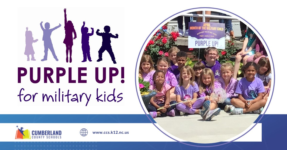 🎉 Mark your calendars! Purple Up! Day is happening on April 19. Let's stand together in support of our military families by wearing purple. Every gesture counts! 💜 #PurpleUp2024 #MonthoftheMilitaryChild