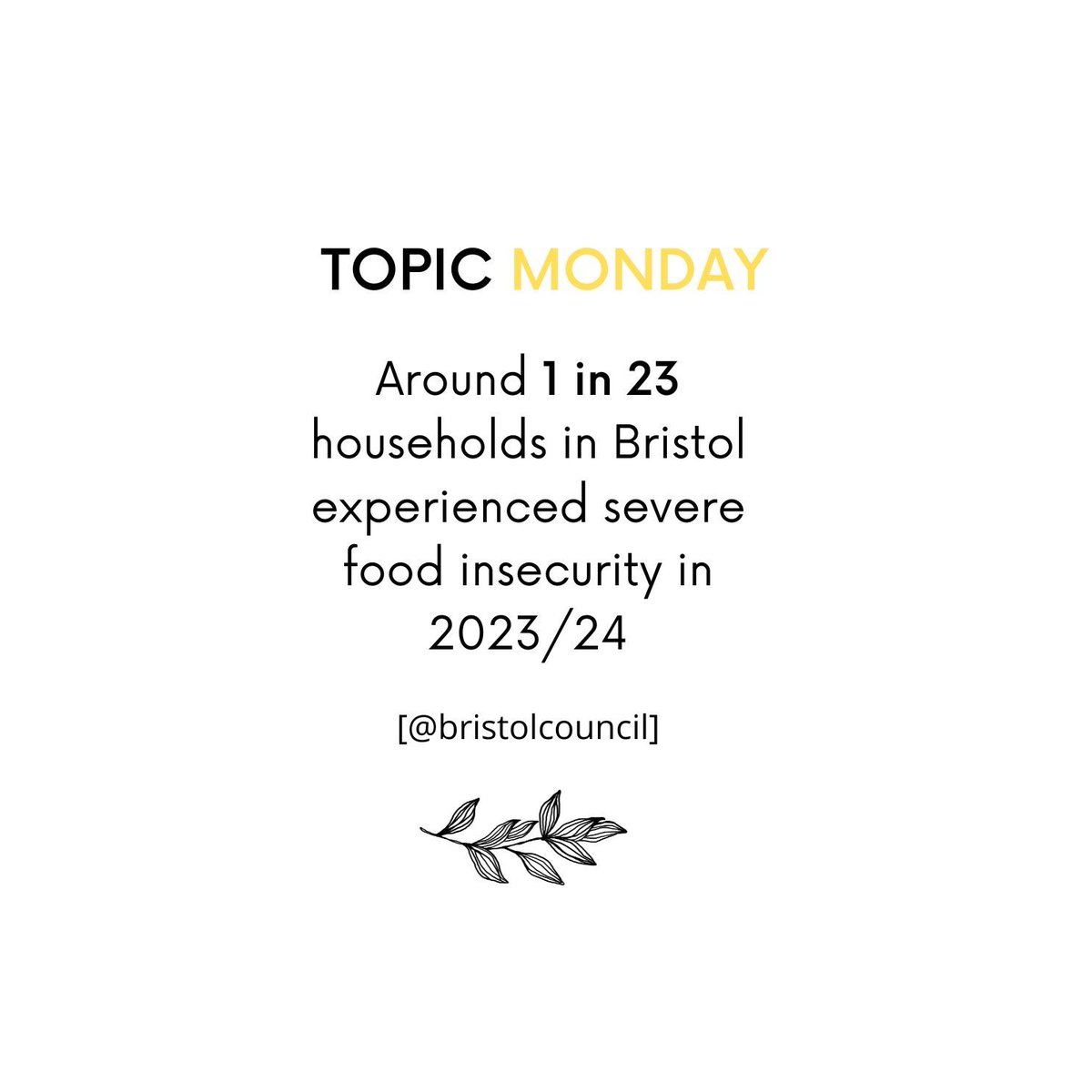 📣 1 in 23 Bristol homes faced severe food insecurity last year. We're tackling this with free meal-kits for marginalized young people via The MAZI Project. Help us empower 16-25 year-olds! Support our mission. #mazi #endfoodpoverty 🌱🔗