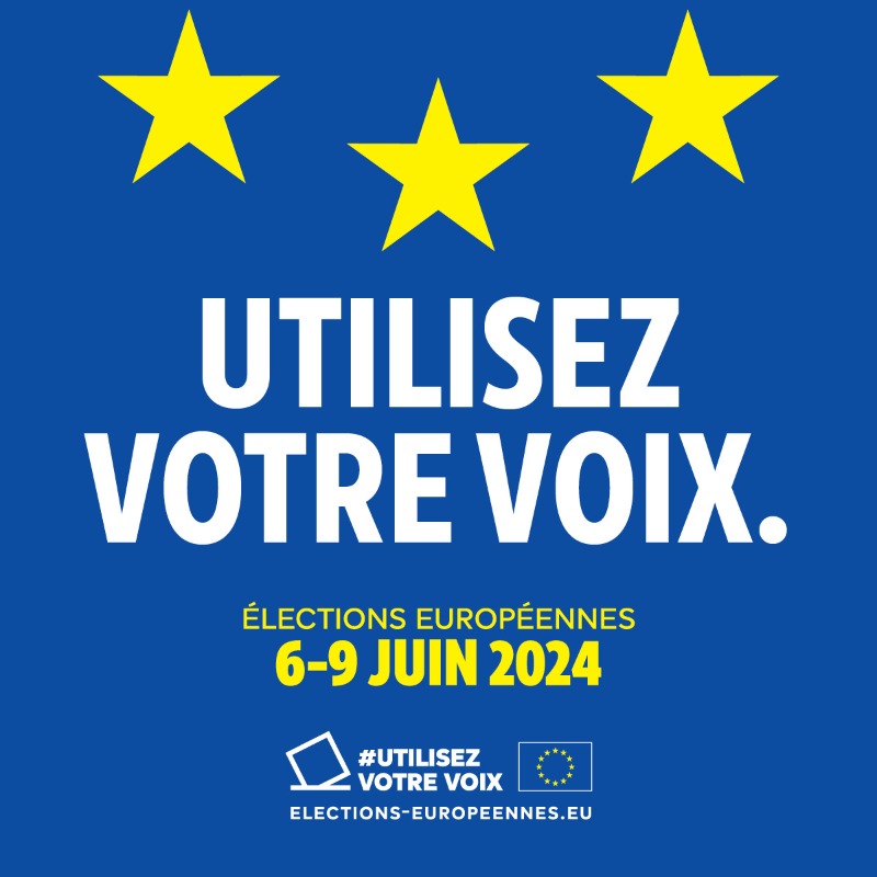 UEFrance's tweet photo. 🗳️ Les élections #européennes2024 se tiennent dans 3 semaines ⏳

Pour tout savoir sur ce scrutin ↓

#UtilisezVotreVoix #UseYourVote