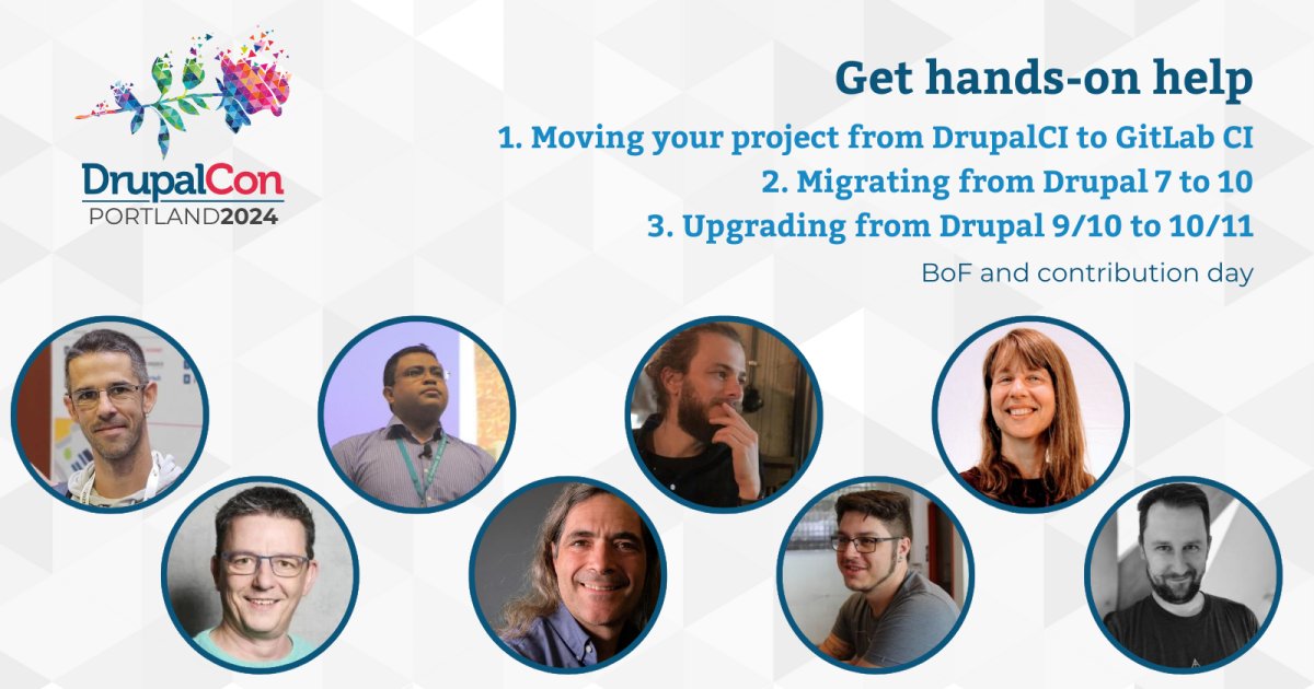 DrupalCon Portland 2024: A Crucial Hub for Navigating Major Drupal Transitions bit.ly/4d1aFnZ @gaborhojtsy @DrupalCon