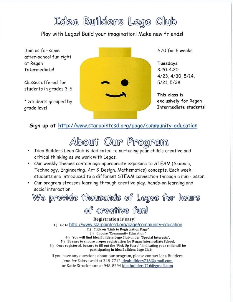 Lego Club for Grades 3-5