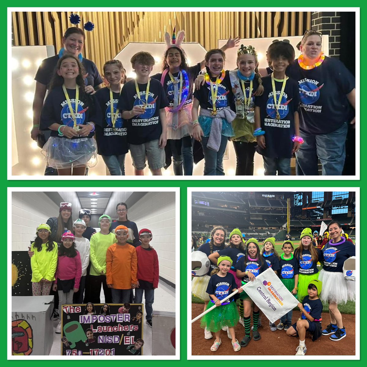 7 Blazing Dragons from @NISDForester and @CentralRegionDI represented Texas Central Region in the parade of regions at Globe Life Field on Saturday! @GlobeLifeField @Texas_DI