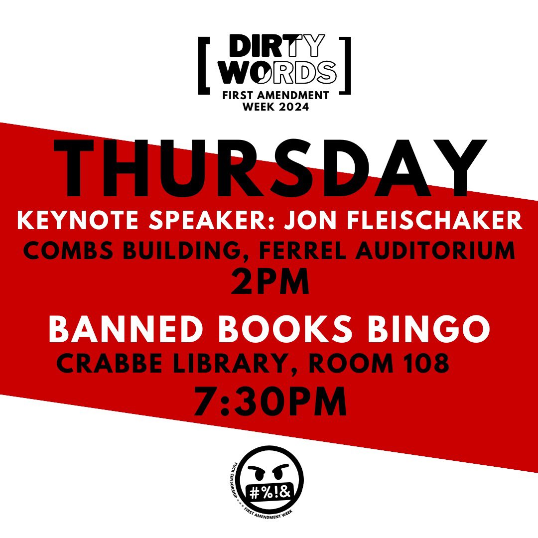 easternprogress's tweet image. Celebrate your right to free speech this week during First Amendment Week! The EKU Society of Professional Journalists, alongside the Eastern Progress and other sponsors, are hosting events across campus throughout the week. We'll see you there!