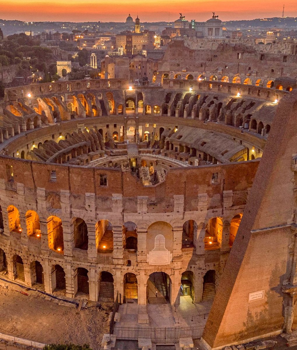 Sunset in Rome, Italy