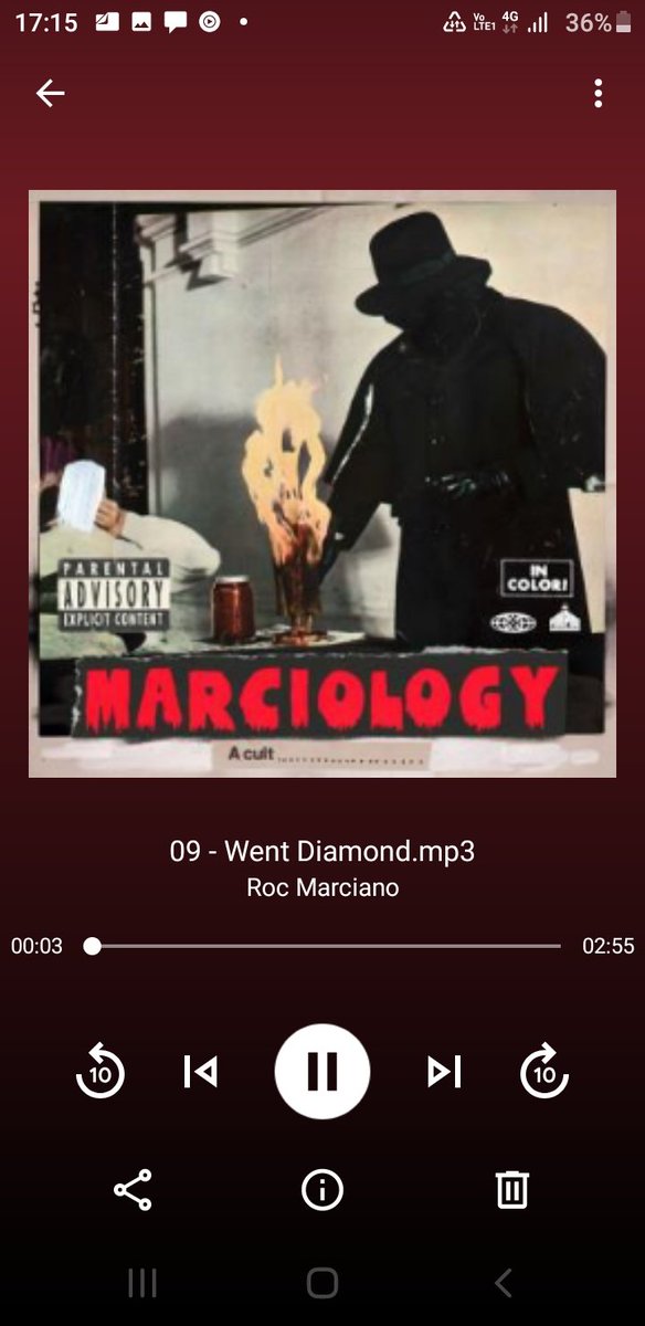 Boemooooooo's tweet photo. First listen of #Marciology &amp; this here gotta be my fav...  done convincing y'all @rocmarci is really him... #pimpstead 🐐🐐🔥 https://t.co/2E1lGRwQaW