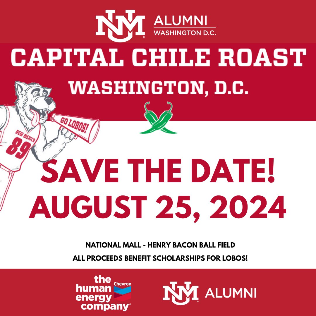 Mark your calendar for the annual Capital Chile Roast in Washington, DC!