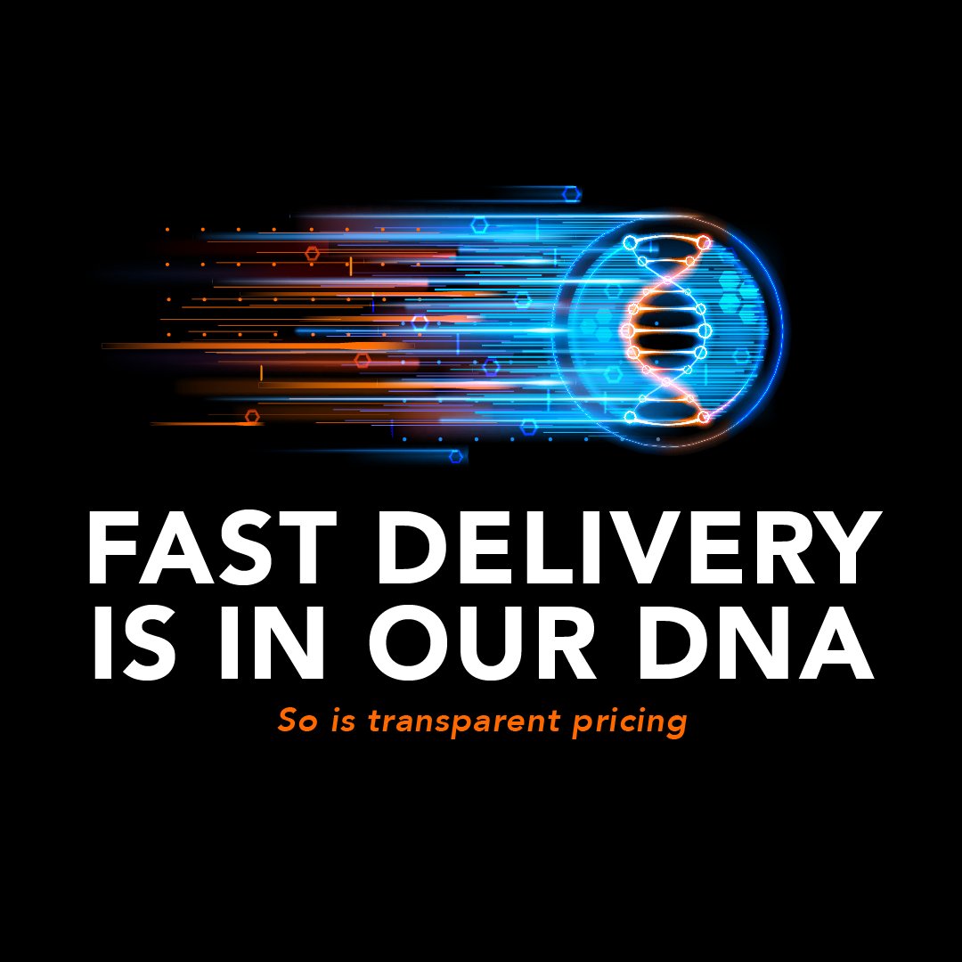 🚀 Fast delivery and transparent pricing are in our DNA! 🧬 You’ll never experience surge pricing based on order volume. Order our eBlocks™ with peace of mind today: idtb.io/j3j5kh #IDTdna #genefragments #antibodydiscovery #synbio #syntheticbiology
