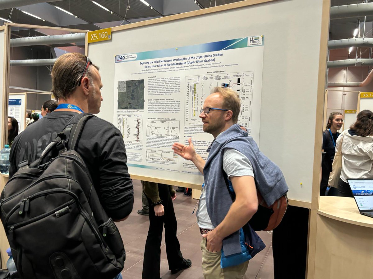 LIAG Institute for Applied Geophysics (@liag_research) on Twitter photo #EGU24 Monday-Highlights of #LIAG: N. Skibbe was talking about the #Dynadeep project for monitoring the freshwater+saltwater transition zone of #Spiekeroog. C. Zeeden <a href="/chris0geo/">Christian Zeeden</a> presented on the Plio/#Pleistoscene #stratigraphy of the Upper #Rhine Graben
<a href="/EGU_SSP/">EGU SSP Division</a> <a href="/EGU_Climate/">EGU Climate Division</a> #EGU24 Monday-Highlights of #LIAG: N. Skibbe was talking about the #Dynadeep project for monitoring the freshwater+saltwater transition zone of #Spiekeroog. C. Zeeden <a href="/chris0geo/">Christian Zeeden</a> presented on the Plio/#Pleistoscene #stratigraphy of the Upper #Rhine Graben
<a href="/EGU_SSP/">EGU SSP Division</a> <a href="/EGU_Climate/">EGU Climate Division</a>