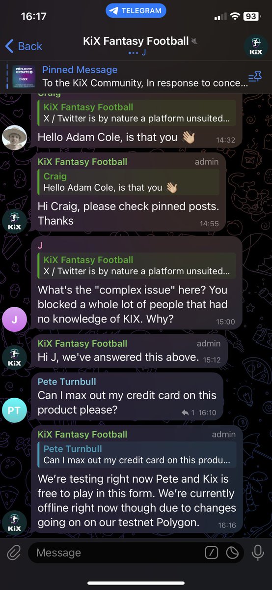 CanaryFi's tweet image. Got to love the #footballindex community 

I can’t see this kix getting off the ground! What a shame.