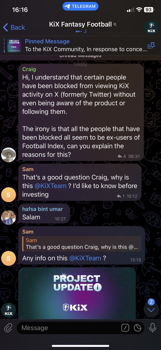 CanaryFi's tweet image. Got to love the #footballindex community 

I can’t see this kix getting off the ground! What a shame.